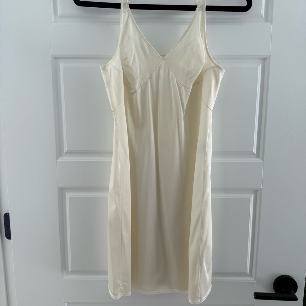 Vintage vanity fair Cream Slip Dress